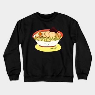 Tonkotsu ramen in bowl Crewneck Sweatshirt